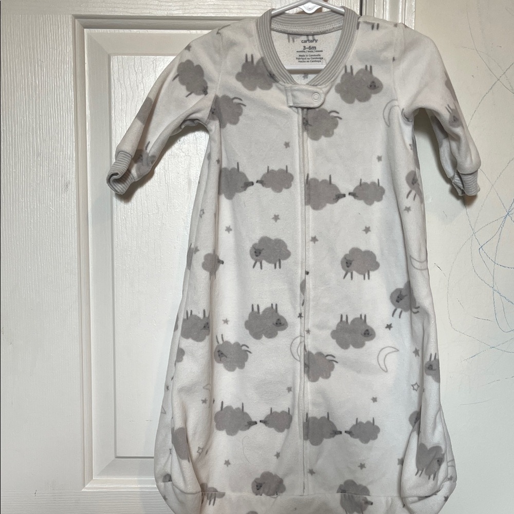 Carter's Gray Sheep Print Sleep Sack